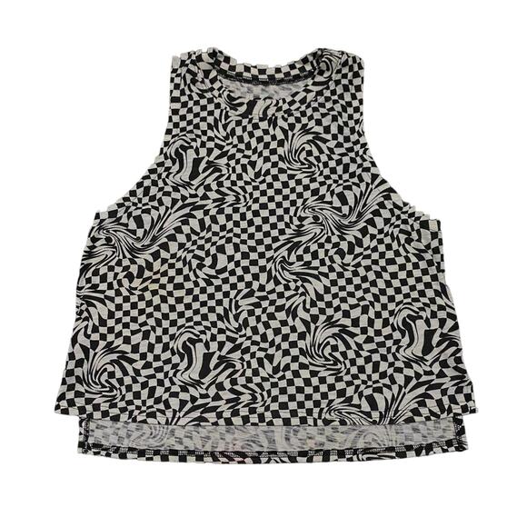 SO trippy checkered top - Picture 2 of 6